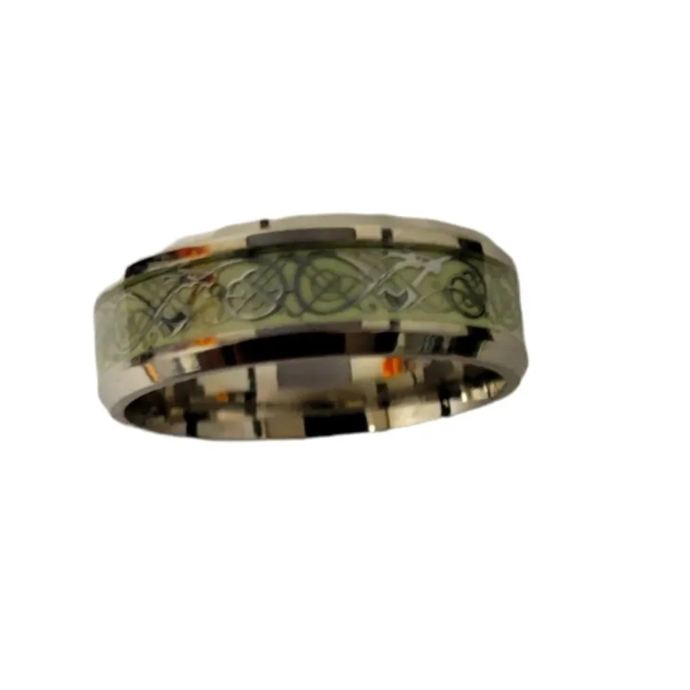 Tribal Glowing Fashion/Wedding Ring